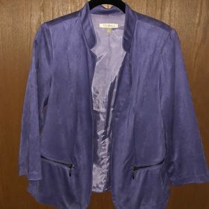 Suede Blazer